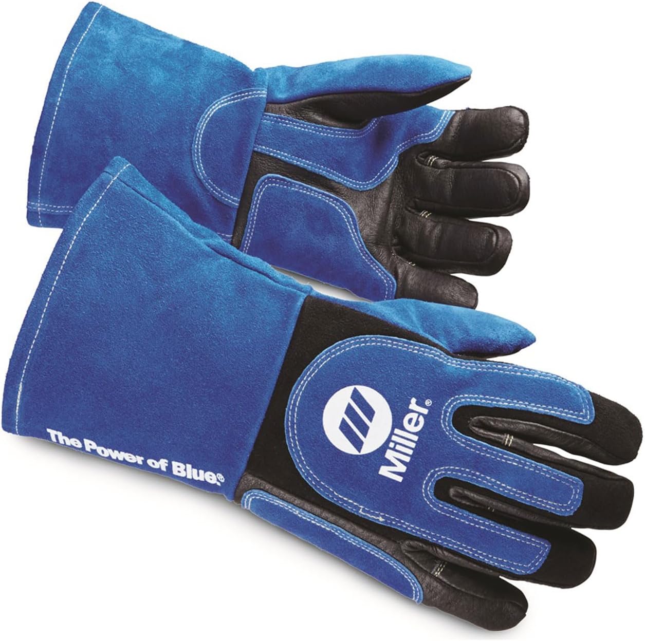 Welding Gloves, 3D, Wing, 13In, Blueblack, PR