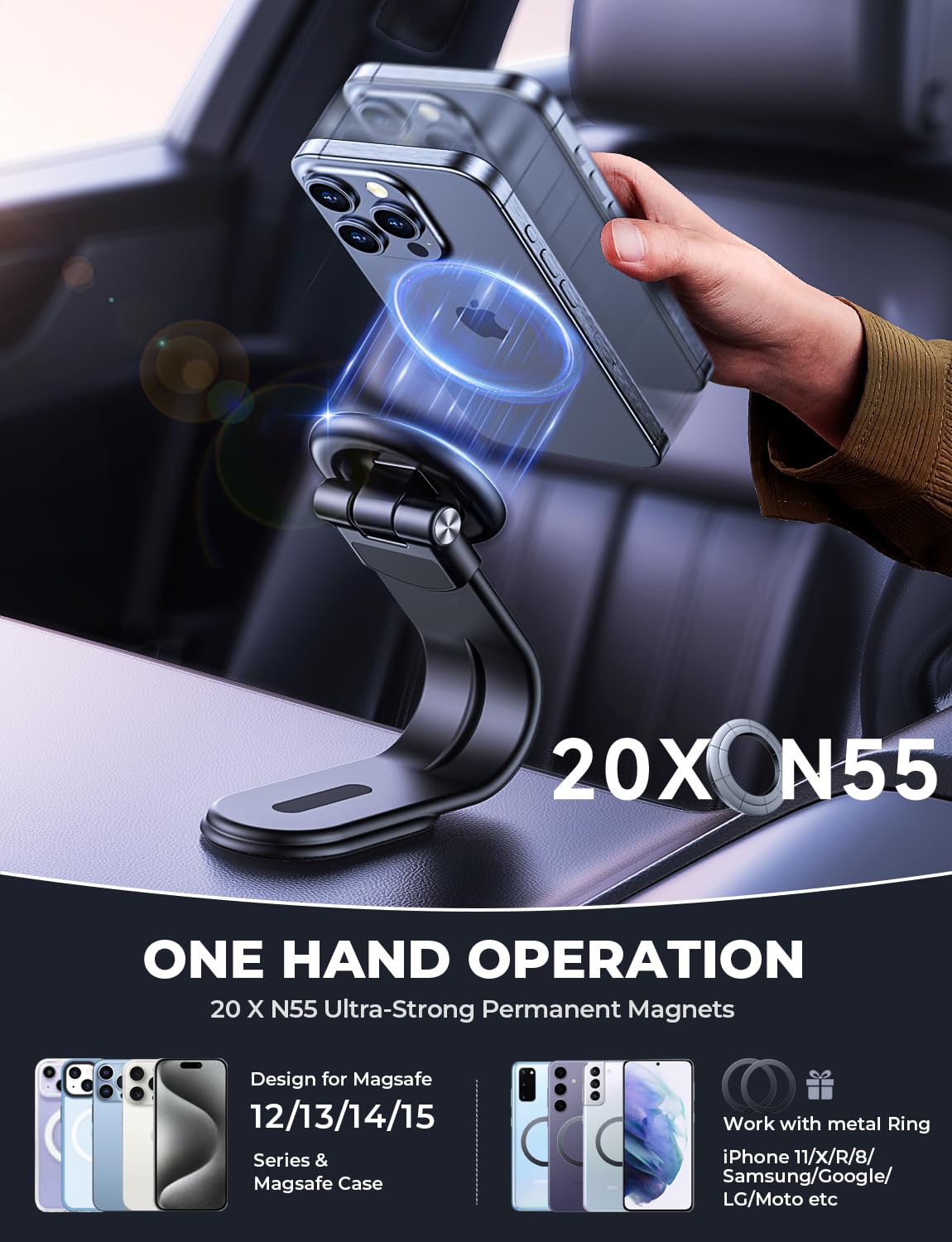 Anello Cellulare Magnetico Supporto Cellulare Ad Anello Magnetico - Foto 10