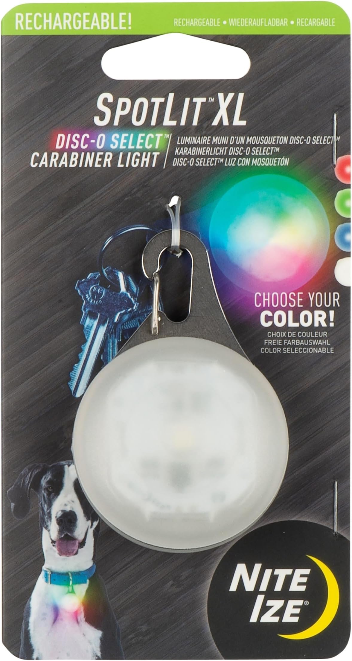 SpotLit LED Carabiner Keychain Light