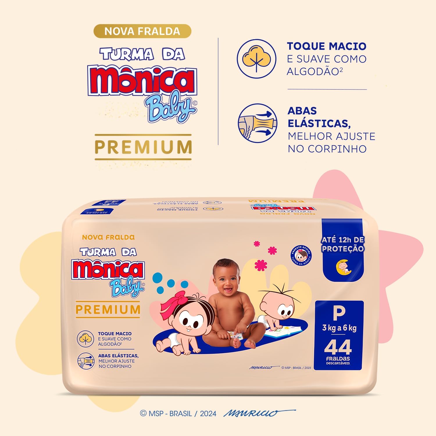 Review Turma da Mônica Baby Premium: descubra a economia e a qualidade para seu bebê 5 71VNs0JJ5pL. AC SL1500