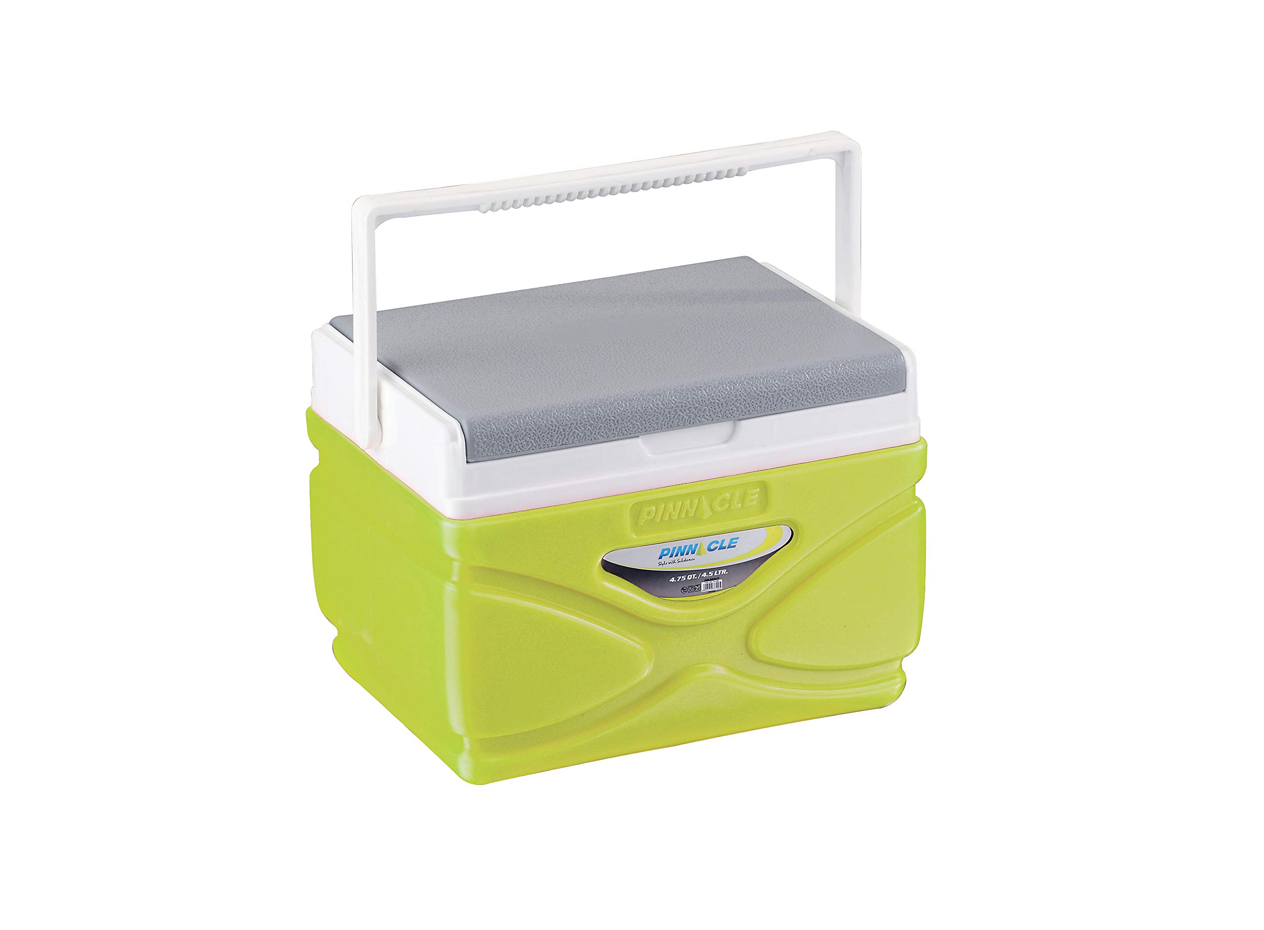 Picnic Cooler 4.5 Liter Hard Cooler Coolbox Keeps Contents Cool for 48 Hours â€“ BPA Free Outdoor Cooler â€“ Portable Cooler for Picnics, Grill, Camping (Lime Green)