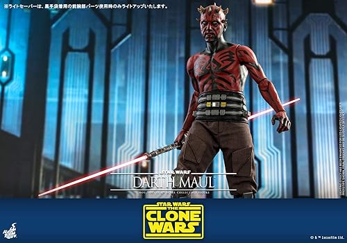 Miniatura 11 de Hot Toys 1:6 Darth Maul - Star Wars: Las Guerras Clon, multicolor