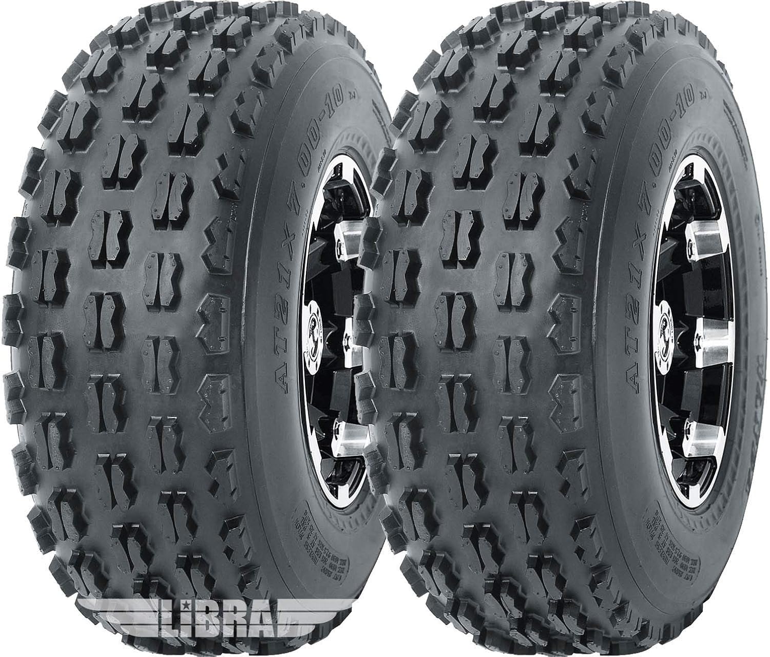 (2) WANDA ATV tires 19x7-8 19x7x8 fit for Polaris Outlaw Predator Sportsman Scrambler 90 110 front