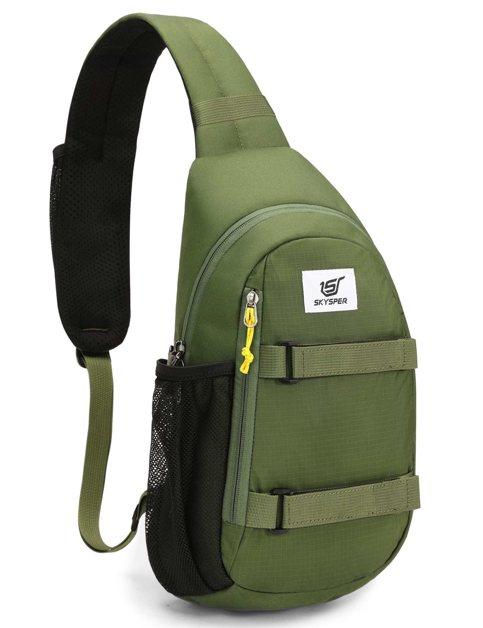 SKYSPER Brusttasche herren Umhängetasche Herren Klein, Schultertasche Herren Sling Bag für Männer Damen Reisen Wandern Outdoor