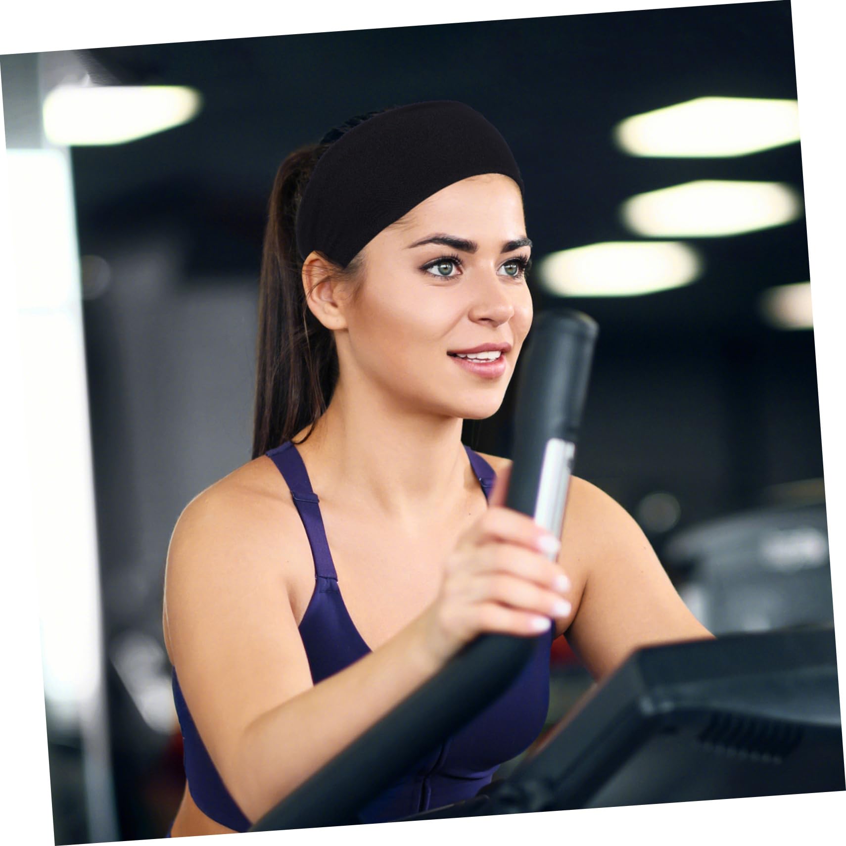 Holibanna 6pcs Sports Headbands Wide Headbands for Women Moisture Wicking Head Wraps Elastic Comfortable