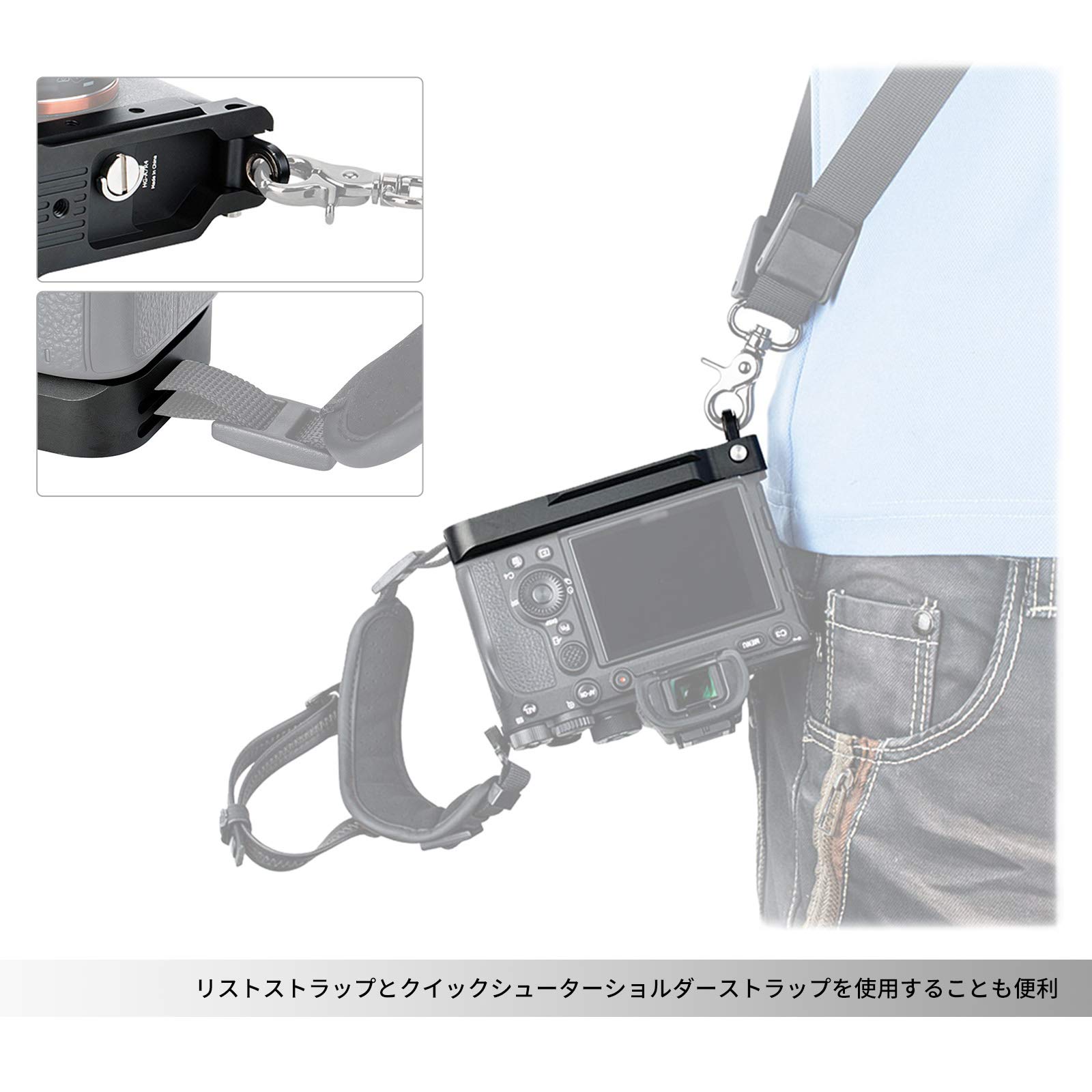 Amazon | JJC GP-X1EM 金属 エクステンショングリップ ソニー A7RV