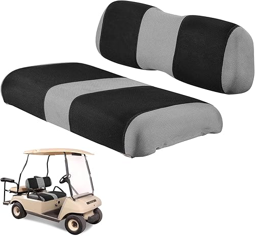 Miniatura 56 de Juego de fundas de asiento de carrito de golf, fundas para asientos delanteros de carrito de golf, ajuste para Club Car Precedent OEM, cojín