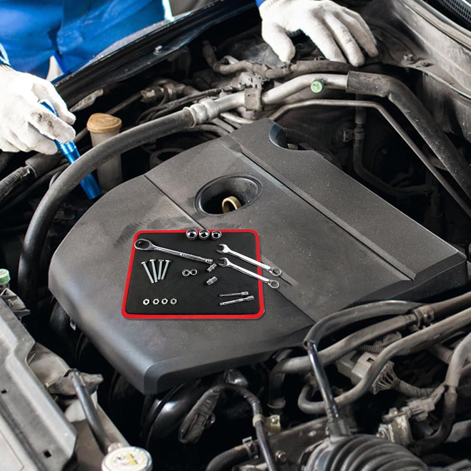 Magnetische Werkzeugmatte, Magnetische Metall-Werkzeugmatte, Hochleistungs Magnetmatten Für Werkstatt Haushalt Baustelle Holz Metallarbeiten Garage