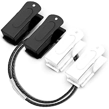 Dog Clicker Black & White with Necklace 4 Pack - Clickers for Pet Training - Dog Training & Behavior Aids Easy to Carry with You Anywhere - Teach Your Dog Tricks or Reward His Behavior