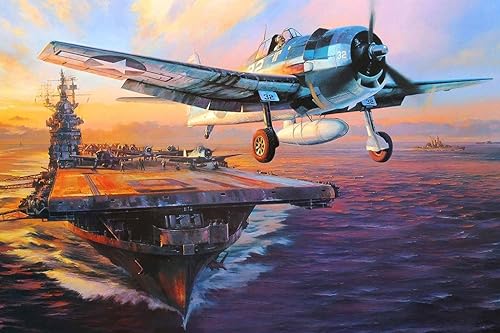 pigbangbang, manchado Arte rompecabezas niños adultos literate Jigsaw Puzzle (1000piece 29.5x 19.6" Basswood Mural Home decoration-war Avión
