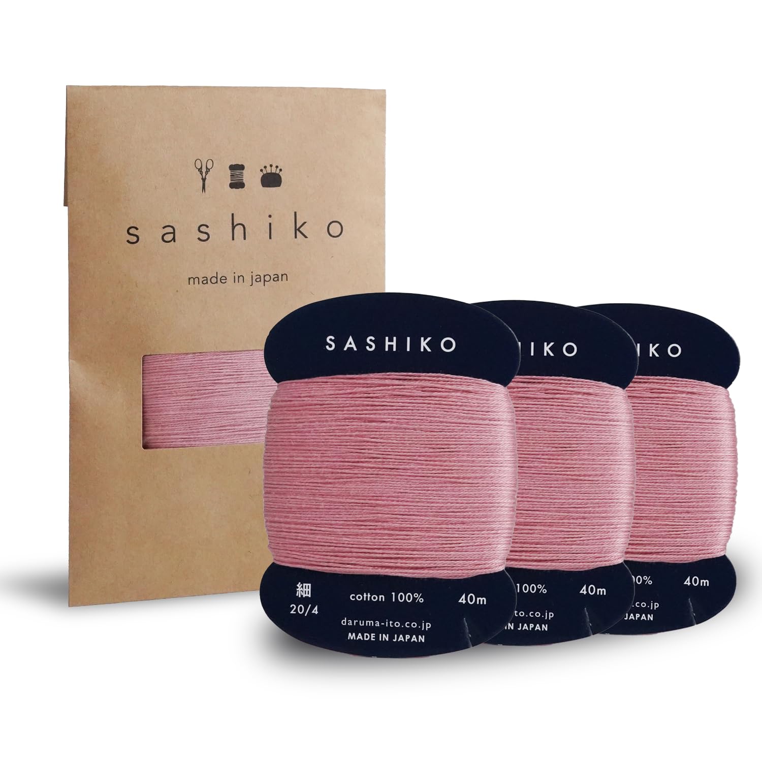 Daruma Sashiko Thread Rolls - Beginner Kits -12