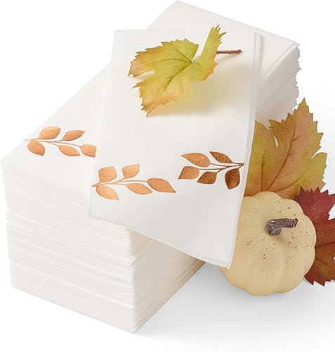 Miniatura 8 de By Madee 50 piezas de servilletas desechables premium para fiestas | Servilletas desechables rojas | Toallas de mano desechables tipo tela para baño