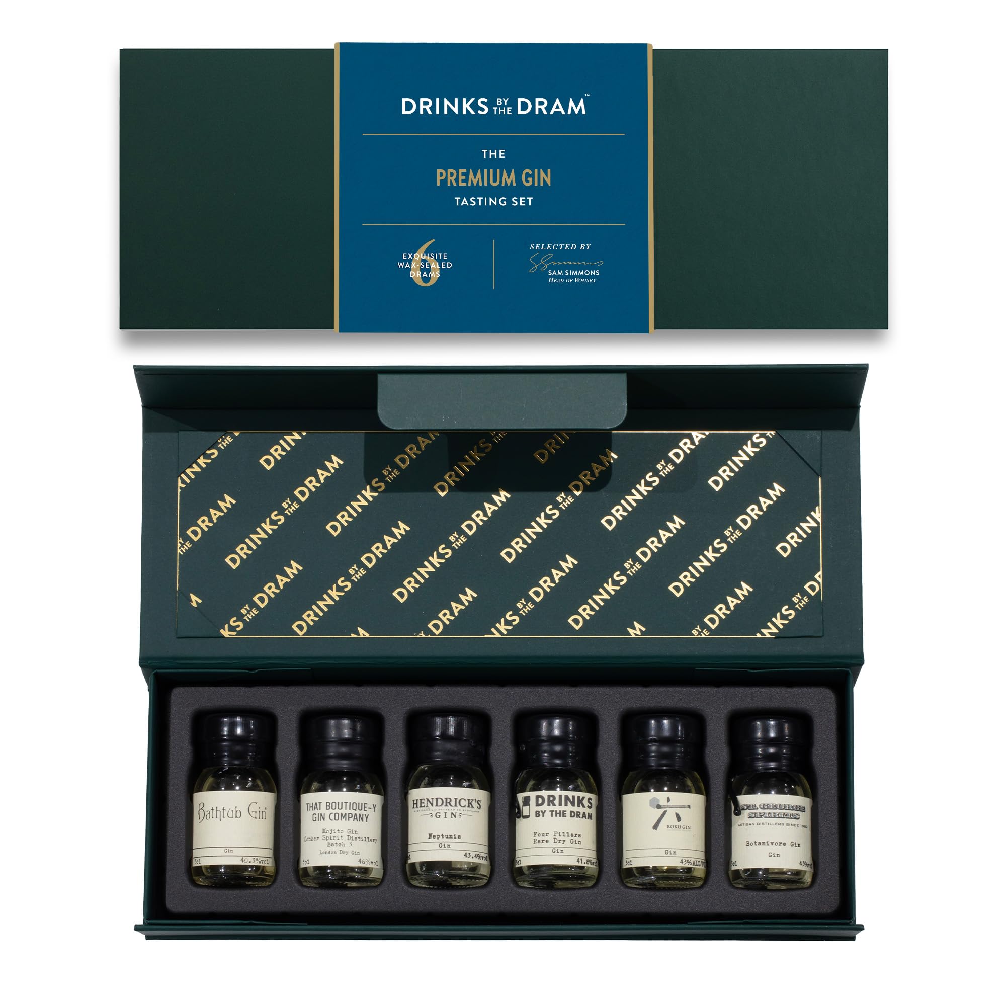 The Premium Gin 6 Dram Tasting Set