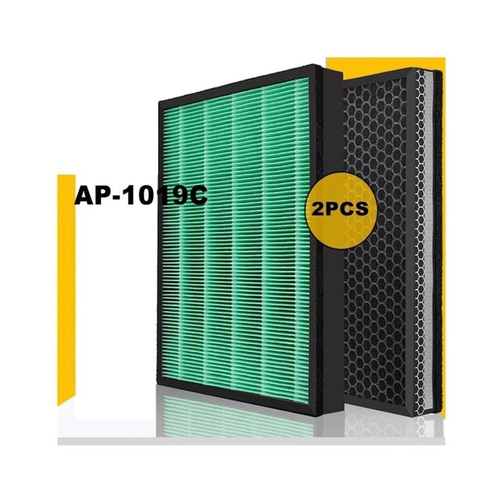 Filtro Purificador De Aire Sustituto, Compatible Con Coway AP‑1019C, Componente De Filtración De Aire Mezclado Con Pantalla De Filtración De Carbono(1pcs)