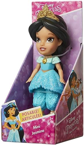 Miniatura 3 de Disney Princess Jakks Pacific - Muñeca de Aladdin-Jasmine, multicolor, 3.0 in (84628)