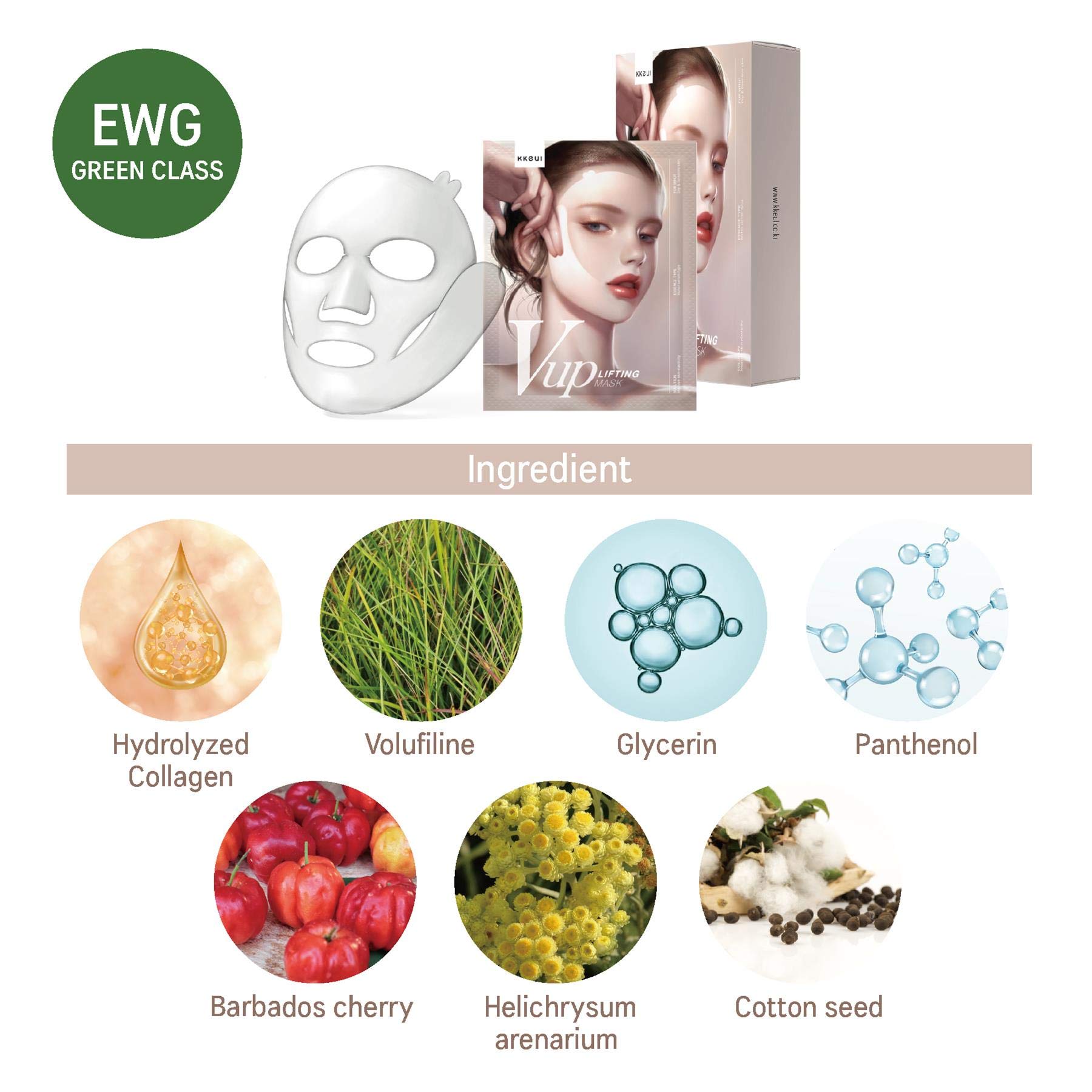 KKEUL Korean Skin Care V Line Lifting Mask Double Chin Reducer, Face