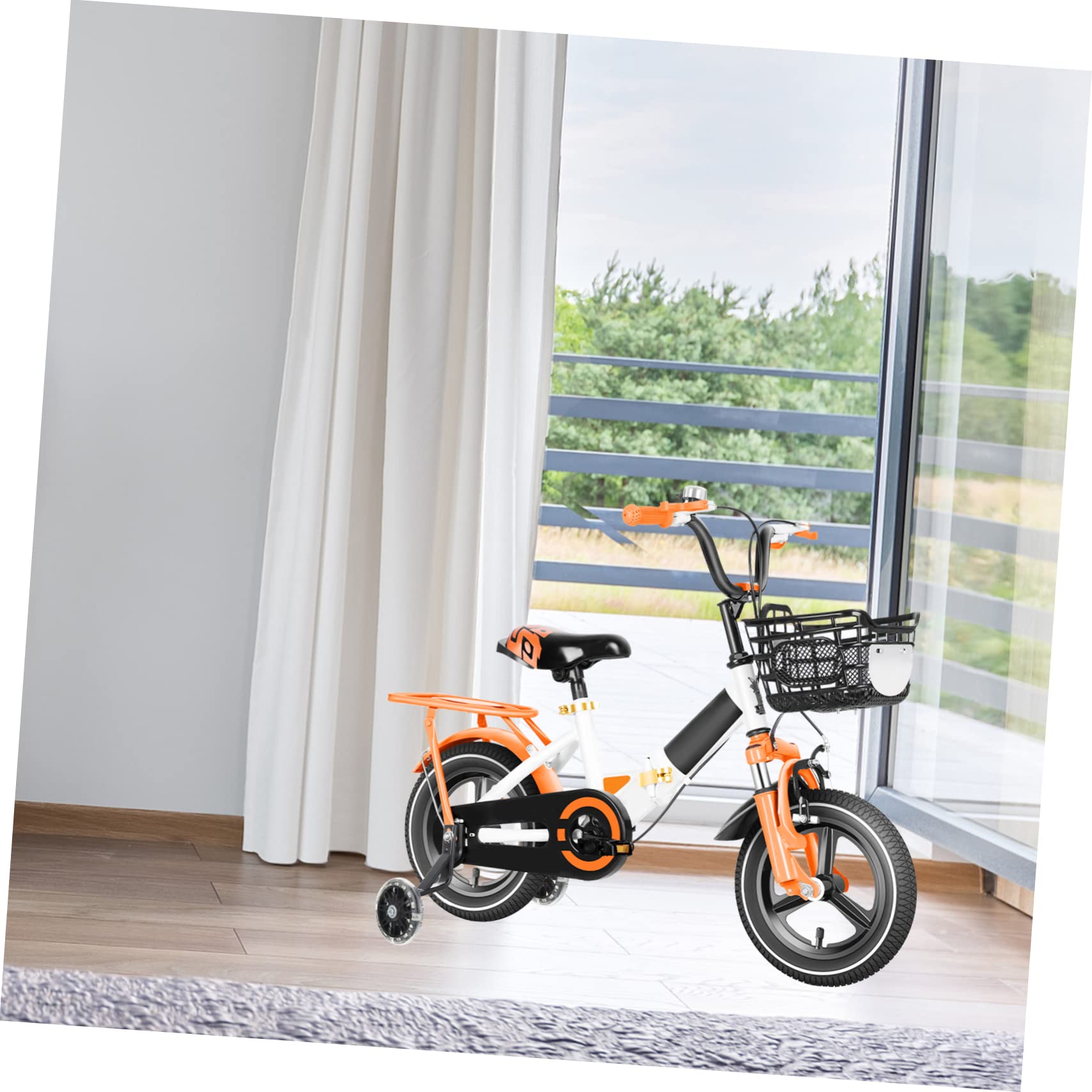 Ruedas De Entrenamiento De Bicicleta Kit De Tirantes De Bicicleta para Niños Bicicletas Ruedas De Bicicleta Bicicletas para Niños Accesorios De Bicicleta para Niños Ruedas