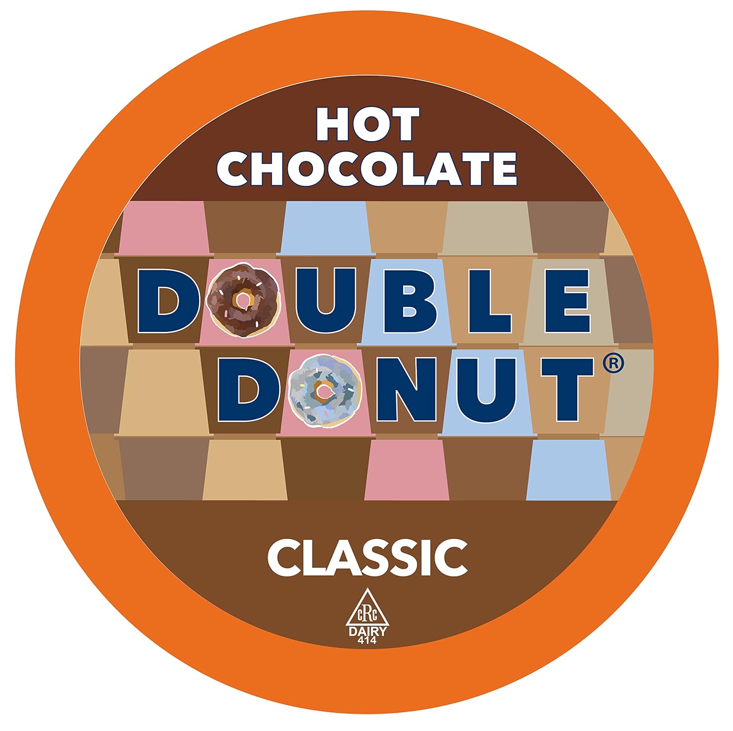 Double Donut Hot Chocolate Pods for Keurig K Cups Brewers