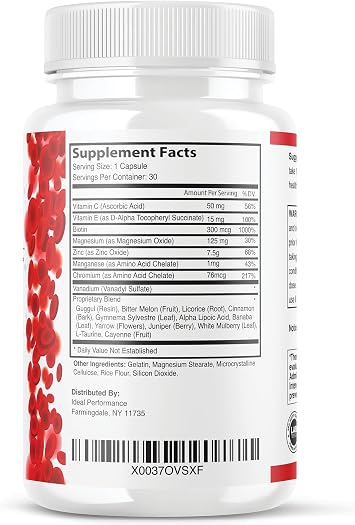 IDEAL PERFORMANCE (Official) Glucofort Formula Supplement (5 Pack)