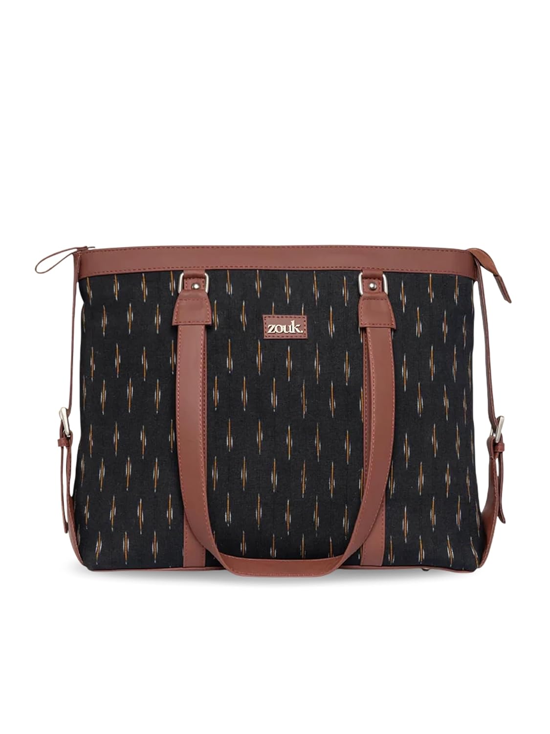 ZOUK Office Bag | Stylish Bags for Office Use | Laptop Bag 15.6 inch | Stylish Tote for Office Use | Purse for Women | Vegan Leather Handbag | Daily & Travel Use |