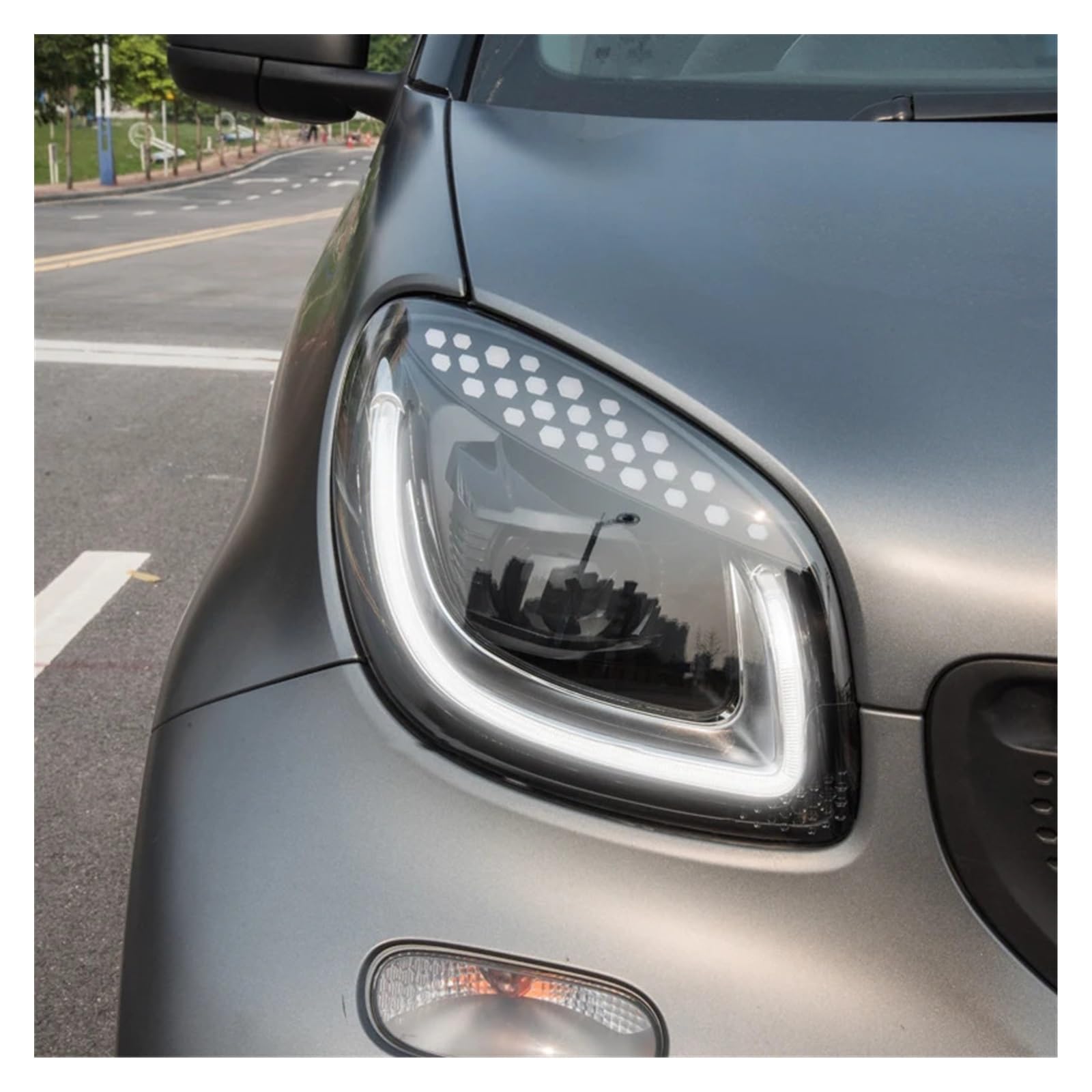 Fari Anteriori Intelligenti con luci diurne per Smart 453 Fortwo Forfour Accessori per Auto