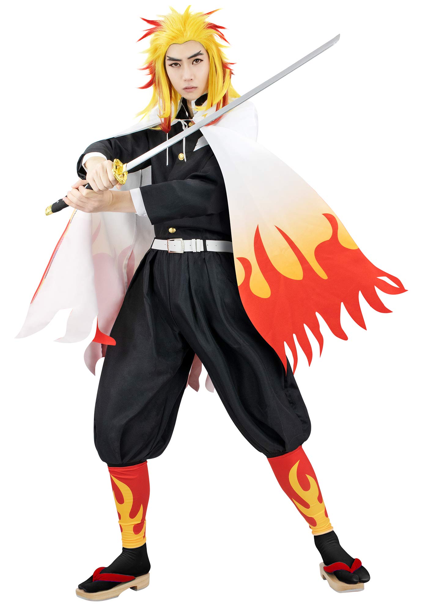 Buy C ZOFEK Demon Slayer Kimetsu No Yaiba Rengoku Kyoujurou Cosplay 