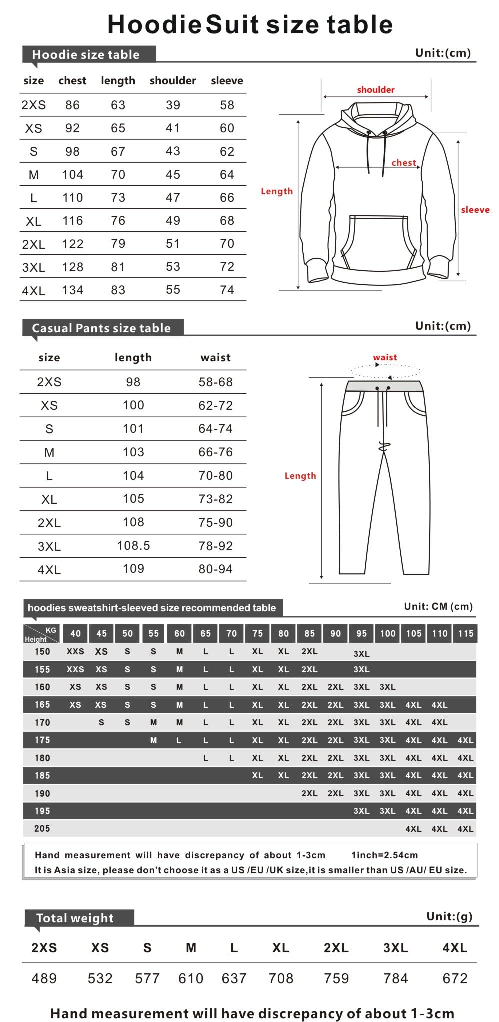 KATSEYE 2025 Beautiful Chaos Tour Merch Unisex Hoodie Jogger Set Fan Support 2-teiliges Konzert-Outfit Pullover Sweatshirt & Hose für Eyekons