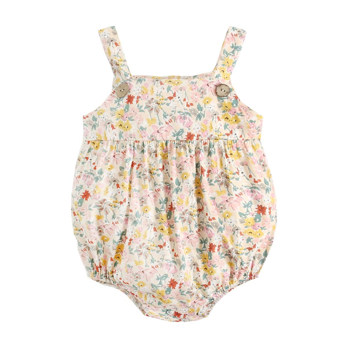 Sanlutoz Flores Niñas Bebés Mono Verano Ropa de bebé Algodón Niñito Infantil Ropa Linda