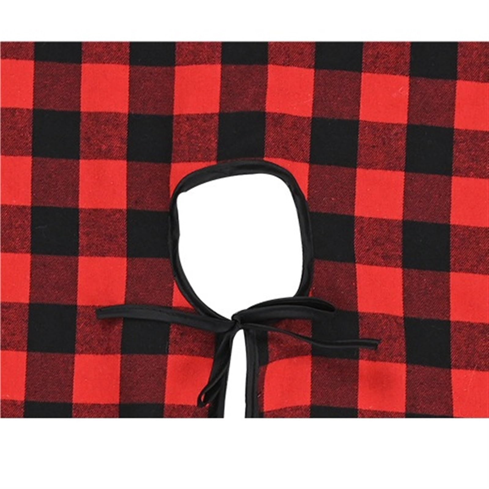 Weihnachtsbaum Rock, Überprüfen Sie Weihnachtsbaum-Rock-Land-Weihnachtsbaum-Dekorationen-Baum-Röcke-Weihnachtsverzierungen Decke Weihnachtsbaum(Black)