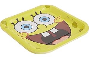 SpongeBob SquarePants Square Paper Dinner Plates: Fiesta for Kids' Parties!