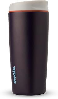 Owala SmoothSip 20oz Insulated Stainless Steel Tumbler - Keeps Coffee Hot 6 Hours, Cold 24 Hours, Splash-Resistant Lid, BPA-Free