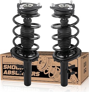 KUIPERAUTO 172522 172523 Pair Front Struts Assembly Shocks Compatible for 2012 2013 Ford Focus 2.0L Coil Spring Front Shock Absorber