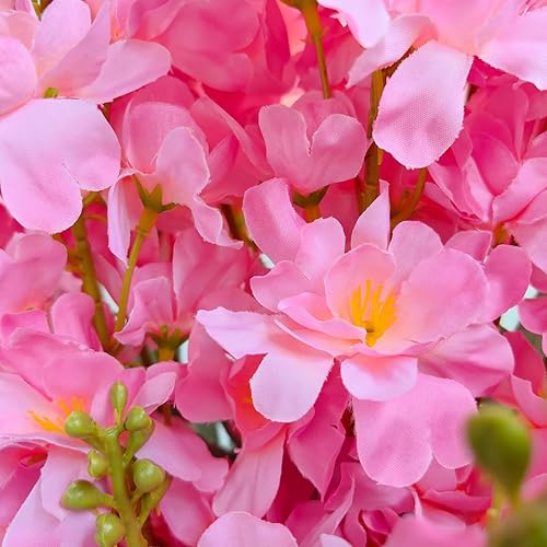 Miniatura 4 de 10 flores artificiales de Delphinium Snapdragon para decoración del hogar, 33.5 pulgadas de largo, flores violetas de seda para decoración estética,