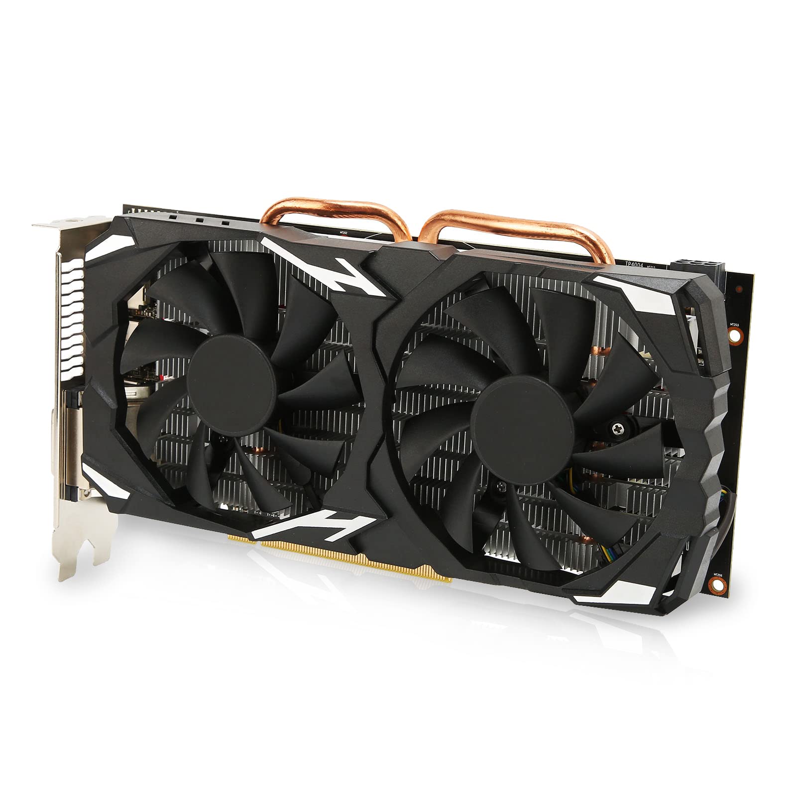 Tarjeta Gráfica para Juegos, Tarjeta Gráfica RX 580 8GB GDDR5 256bit Compatible con 8K 16 PCI Express 3.0 2 Ventiladores de Refrigeración Tarjeta Gráfica para Juegos