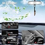 Car Air Fresheners Horror Movie Merchandise Gifts Halloween Tree Decoration Indoor 8 PCS, RearviewMirror Hanging Ornaments Knife Classic Character for Men Women Fan Lover Scary Party