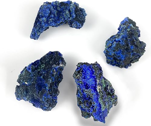 Miniatura 4 de Azurita natural Siete Chakra Reiki Malaquita Mineral Especimen (1.181-1.969 in)