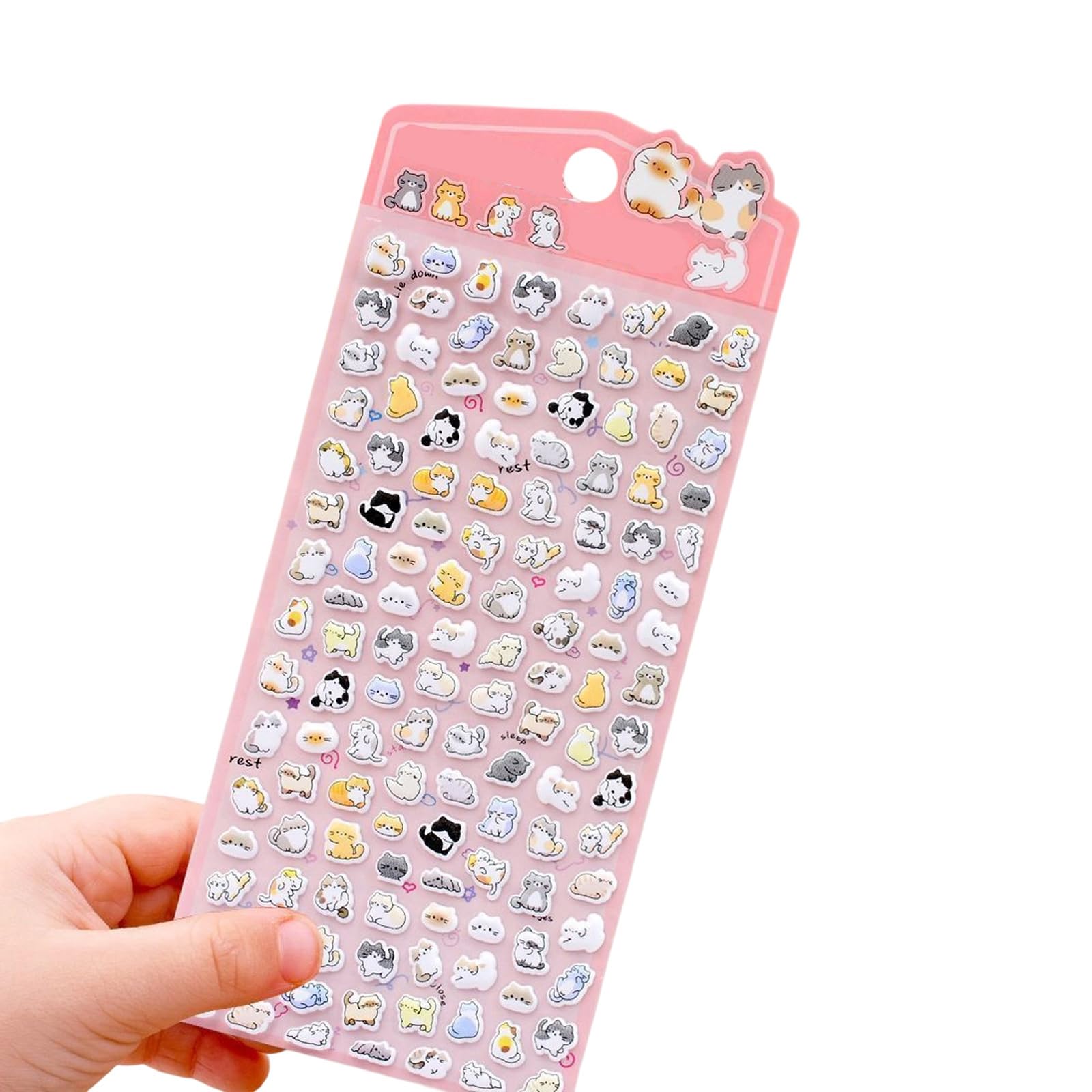 Adorable Sticker Cartoon Stickers Tiny Handcraft Stickers Tiny Sticker for Water Bottle, Notebook, Scrapbooking for Scrapbooking