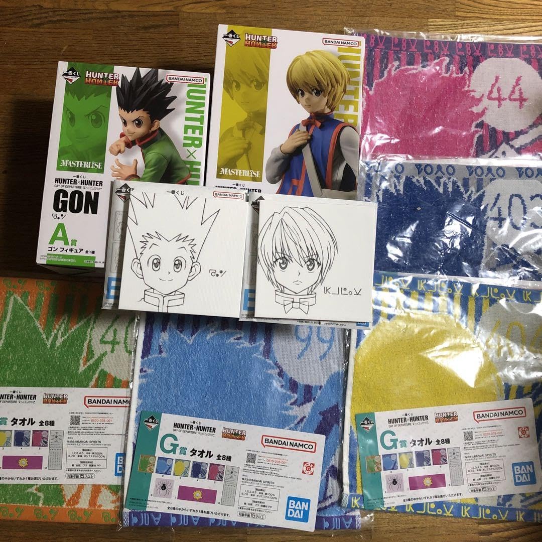 HUNTER×HUNTER 1番くじフィギュア　ゴン、クラピカ2体セット 2025年12月発売最新プライズ HUNTER×HUNTER Grandista -Kurapika