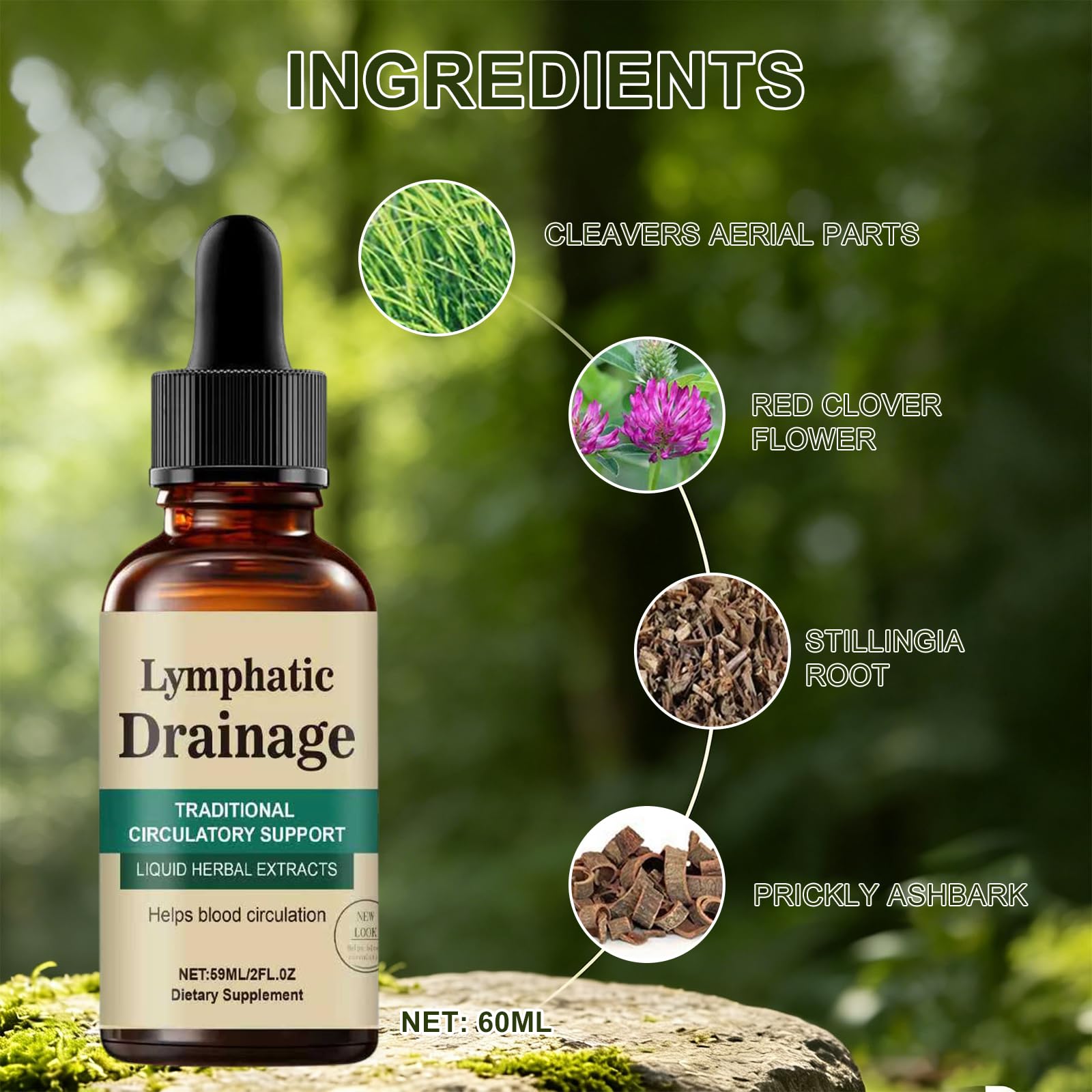 1 Stück Lymphoria Lymphdrainage Tropfen,Lymphatic Drainage, fördert die effektive Entwässerung des Lymphsystems,Natürliche Kräutermischungen,einfache Anwendung,für Frauen und Männer