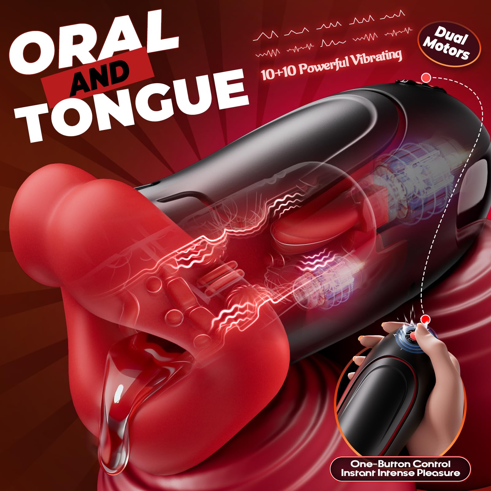 Sextoyse Homme Sexmasturbâteur, Contrôle de APP Masturbateur Vaginette ultra Réaliste pour Homme, Masturbateurs Masculins Sextoy avec 10 Vibrations Sex Toys
