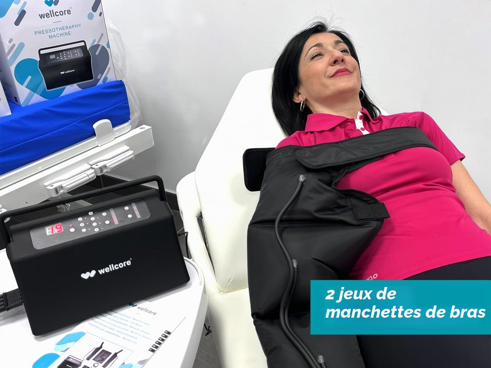 Pressothérapie Wellcore 6 modes