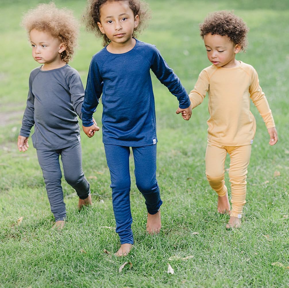 Woolino Merino Wool Base Layer for Kids - Super Soft Kids Long Sleeve Thermal Top - All Natural Base Layer Shirt - Image 7