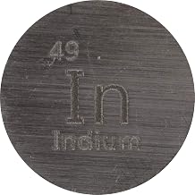 Indium In 24.26mm Metal Disc for Collection or Experiments