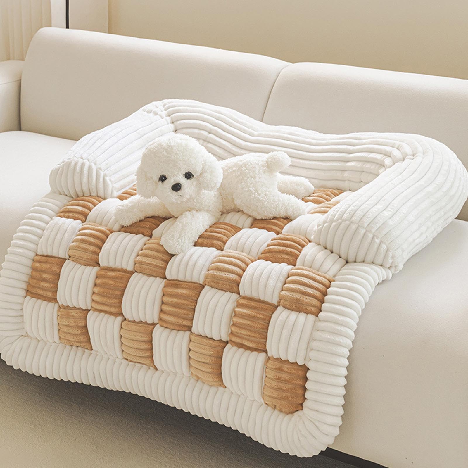 Copertura Per Divano Per Cani Cuscino In Flanella Antiscivolo 70 Cm | Lavabile Copertura Per Divano Per Animali Domestici Per Protezione Mobili Interni Gatto Cucciolo Sonno Rilassamento