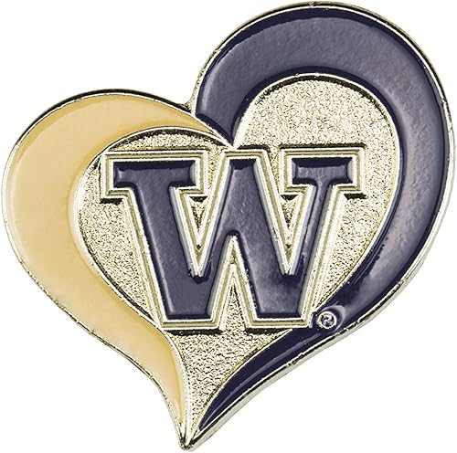 Vista 36 de aminco NCAA - Pin de corazón de remolino unisex