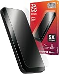 ZAGG InvisibleShield Elite de verre iPhone 15 Pro Protecteur d'écran - 5X Plus fort avec des bords renforcés, égratignure & Surface résistante aux boues, facile à installer