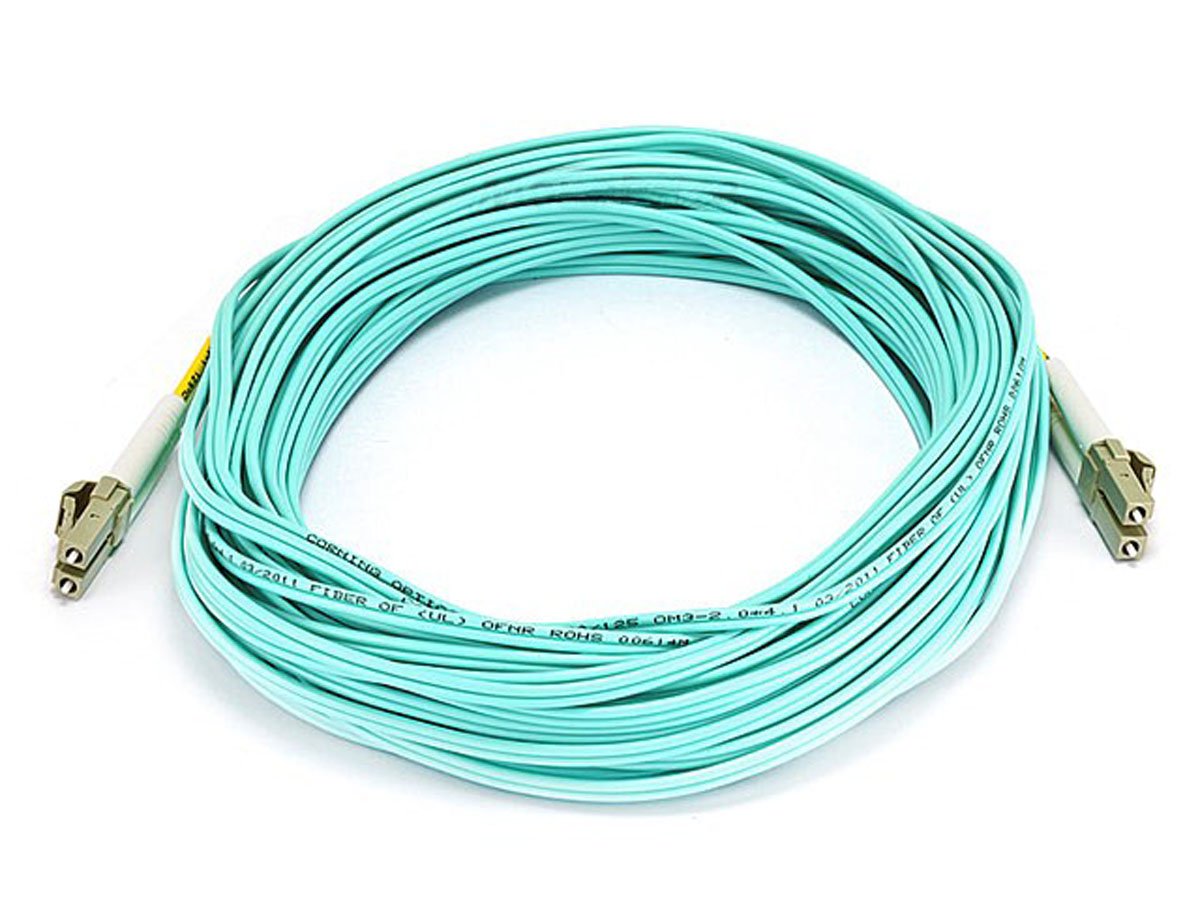 Snapklik.com : Monoprice 10Gb Fiber Optic Cable, LC/LC, Multi Mode ...