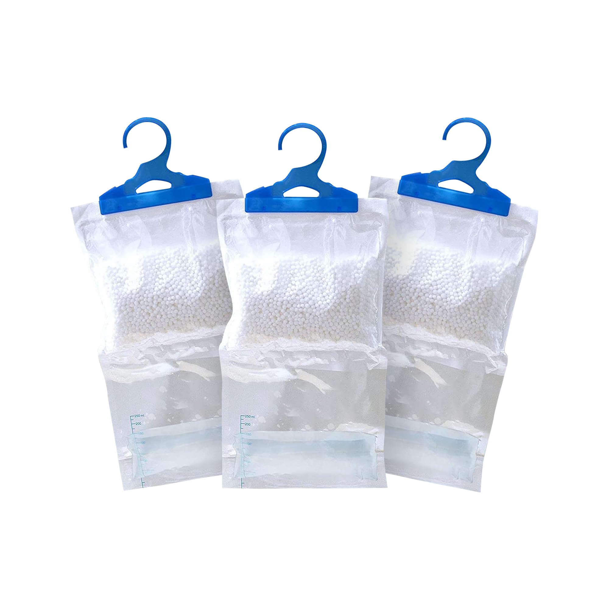 Wardrobe Dehumidifier With Leak Proof Storage Bag & Hanging Hook For Wardrobe Damp, Mould, Mildew & Condensation Pack Of 3 | Dehumidifier Bags | Moisture Absorber | Dehumidifier Hanging Bags-image-40