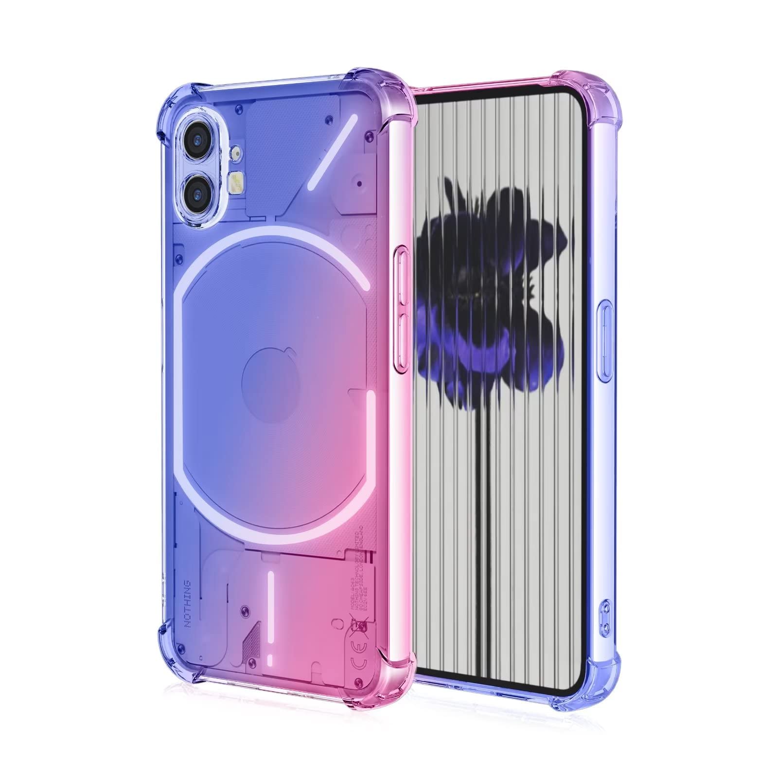 Custodia In Silicone TPU Per Nothing Phone (1) – Morbida, Protettiva E Antiurto, Colore Nero - 3
