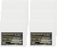 Vista 18 de Centurion Paquete de lienzo de lino imprimado al óleo profesional de lujo, incluye 48 paneles de lona de tamaño pequeño para artistas, estudiantes